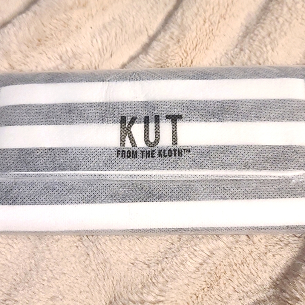 KUT from the Kloth Wallet - Black & White Stripes - NWT